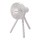 Eurolamp 300-20547 Ανεμιστήρας Γραφείου Λευκός Φ11 3w Εύκαμπτο Τρίποδο Επαναφορτιζόμενος
