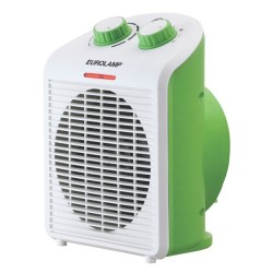 Eurolamp 300-41101 Αερόθερμο Μπάνιου 2000w IP21 Λευκός-πράσινο