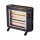 Eurolamp 300-41407 Θερμάστρα Χαλαζία 2400w Μαύρη Με Ανεμιστήρα , Υγραντήρα Και Θερμοστάτη
