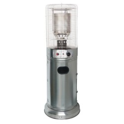 Eurolamp 890-50013 Θερμάστρα Υγραερίου Κυκλική Mini 1,35m 11kw Inox (stainless Steel)