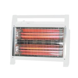 Eurolamp 920-29165 Θερμάστρα Χαλαζία Λευκή 1600w