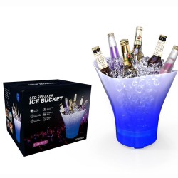 Κουβάς πάγου 7LT με LED φωτισμό & ηχείο bluetooth 5W 