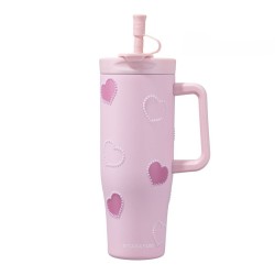 Ανοξείδωτο θερμός 1200ml με καλαμάκι