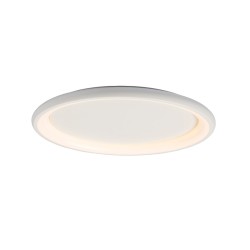 ACA ΟΡΟΦΗΣ Φ/Σ LED 73W DIMMER CCT 5250LM ΛΕΥΚΟ ΜΕΤΑΛΛΙΚΟ D81XH8,5CM DIANA