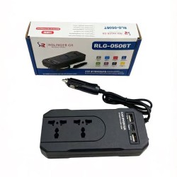Inverter αυτοκινήτου 150W από 12/24V DC σε 220V AC με 2xUSB & TYPE-C RLG-0506T