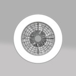 ACA FANOKWH10G ΑΝΕΜΙΣΤΗΡΑΣ ΟΡΟΦΗΣ ΜΕ ΦΩΣ ΛΕΥΚΟΣ ΜΕ 7 ΠΤΕΡΥΓΙΑ PC ΔΙΑΦΑΝΑ ΤΗΛΕΧΕΙΡΙΣΤΗΡΙΟ & ΧΡΟΝΟΔΙΑΚΟΠΤΗ LED 36