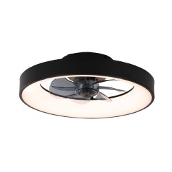 ACA FAN6687BK ΑΝΕΜΙΣΤΗΡΑΣ ΟΡΟΦΗΣ 20 DIM ΜΑΥΡΟΣ 7 ΠΤΕΡΥΓΙΑ ABS ΤΗΛΕΧΕΙΡΙΣΤΗΡΙΟ & ΧΡΟΝΟΔΙΑΚΟΠΤΗ LED 34W 3332L Φ30