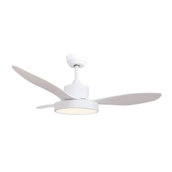 ACA FANRX48013W ΑΝΕΜΙΣΤΗΡΑΣ ΟΡΟΦΗΣ ΜΕ ΦΩΣ DIM MΑΤ ΛΕΥΚΟ 3 ΠΤΕΡΥΓΙΑ ABS ΤΗΛΕΧΕΙΡΙΣΤΗΡΙΟ ΧΡΟΝΟΔΙΑΚΟΠΤΗΣ LED 22W 40W