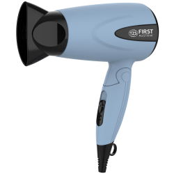 First Austria FA-5653-6-BL – Σεσουάρ Μαλλιών 1300W με Ακροφύσιο Συγκέντρωσης & Σπαστή Λαβή, Μπλε