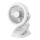 Eurolamp 300-20562 Ανεμιστήρας Γραφείου Επαναφορτιζόμενος Με Μανταλάκι Φ10 6w Και LED Φώς 2w Λευκός