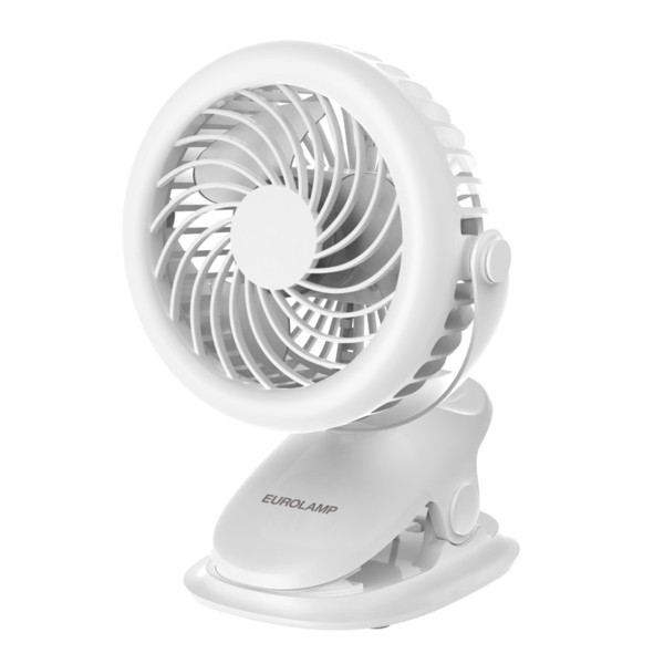 Eurolamp 300-20562 Ανεμιστήρας Γραφείου Επαναφορτιζόμενος Με Μανταλάκι Φ10 6w Και LED Φώς 2w Λευκός Eurolamp 300-20562 Ανεμιστήρας Γραφείου Επαναφορτιζόμενος Με Μανταλάκι Φ10 6w Και LED Φώς 2w Λευκός