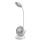 Eurolamp 300-20563 Ανεμιστήρας Επιτραπέζιος Επαναφορτιζόμενος Φ13 6w Και Φωτιστικό Γραφείου 2w