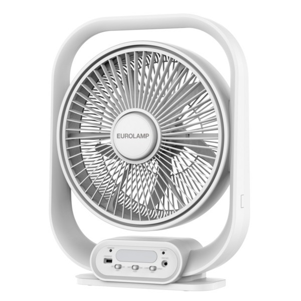 Eurolamp 300-21002 Ανεμιστήρας Box Fan Επαναφορτιζόμενος Φ38 20w Με LED Φώς 2w Λευκός Eurolamp 300-21002 Ανεμιστήρας Box Fan Επαναφορτιζόμενος Φ38 20w Με LED Φώς 2w Λευκός