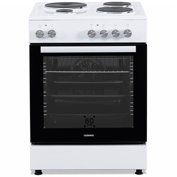 Eskimo ES VC4080W Κουζίνα Εμαγιέ Eskimo ES VC4080W Κουζίνα Εμαγιέ