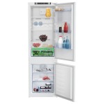Beko BCNA275E41SN Εντοιχιζόμενος Ψυγειοκαταψύκτης 254lt NoFrost Υ177.5xΠ54xΒ54.5cm Λευκός 