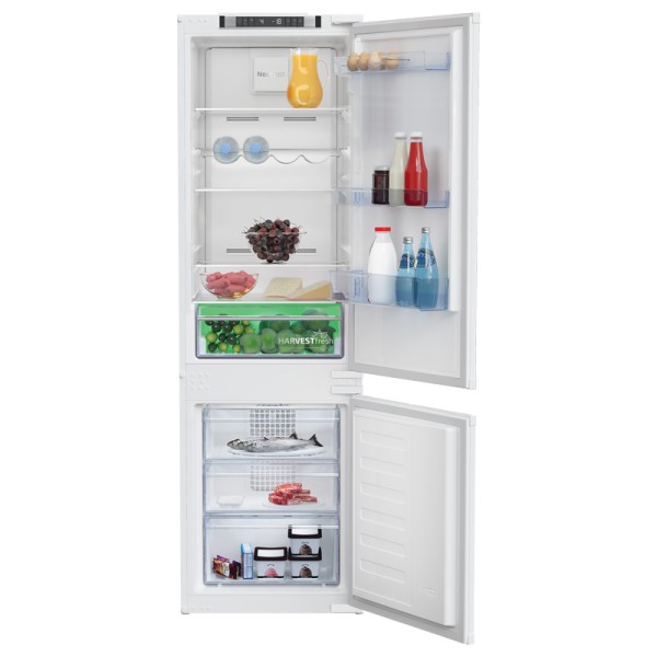 Beko BCNA275E41SN Εντοιχιζόμενος Ψυγειοκαταψύκτης 254lt NoFrost Υ177.5xΠ54xΒ54.5cm Λευκός 