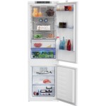 Beko BCNA275E41SN Εντοιχιζόμενος Ψυγειοκαταψύκτης 254lt NoFrost Υ177.5xΠ54xΒ54.5cm Λευκός 