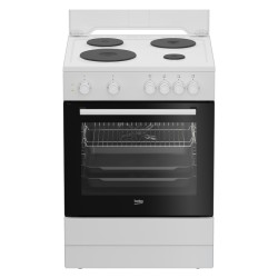 Beko FBM66001GWS Κουζίνα Ηλεκτρική 72lt με Εμαγιέ Εστίες 60cm