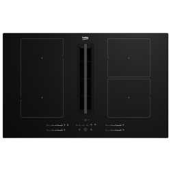 Beko HIXI 84700 UF Επαγωγική Εστία Αυτόνομη με Ενσωματωμένο Απορροφητήρα 80x52cm