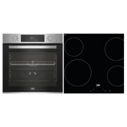 Beko Φούρνος Ηλεκτρικός Άνω Πάγκου 72lt 59.4cm BBIM12300XM με Κεραμικές Εστίες HIC64401