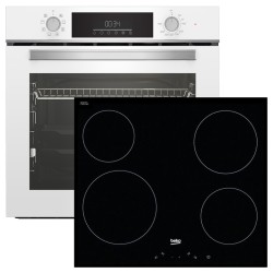 Beko Φούρνος Ηλεκτρικός Άνω Πάγκου 72lt 59.4cm BBIM14300WMS με Κεραμικές Εστίες HIC64401