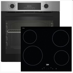 Beko Φούρνος Ηλεκτρικός Άνω Πάγκου 72lt 60cm BBIM 11300XMP με Κεραμικές Εστίες HIC64400
