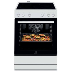 Electrolux LKR62000BW Κουζίνα με Κεραμικές Εστίες