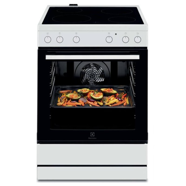 Electrolux LKR62000BW Κουζίνα με Κεραμικές Εστίες