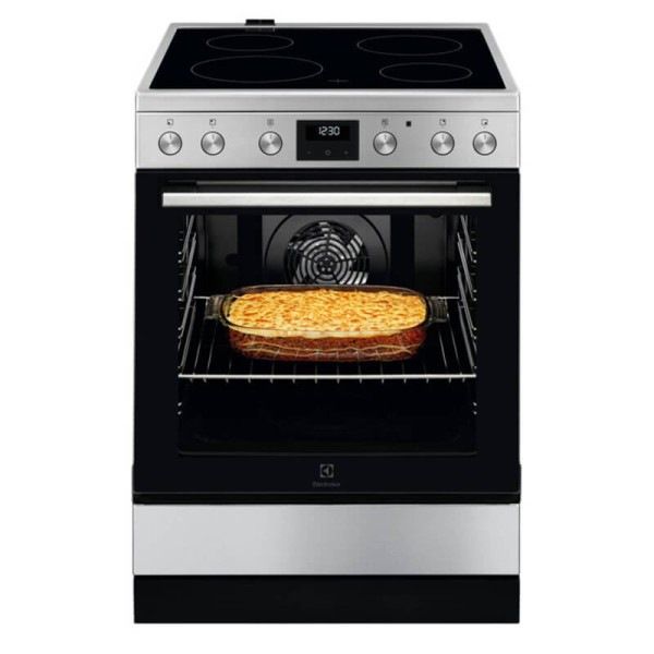 Electrolux LKR64020BX Ηλεκτρική Κουζίνα με Κεραμικές Εστίες Inox Electrolux LKR64020BX Ηλεκτρική Κουζίνα με Κεραμικές Εστίες Inox