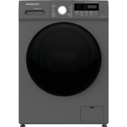 Princess Πλυντήριο Ρούχων 9kg 1400 Στροφών Γκρι WMBS9PS