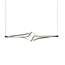 ACA HM607LEDPBKCCT ΚΡΕΜΑΣΤΟ Φ/Σ  LED 48W 3800LM CCT IP20 ΜΑΥΡΟ ΑΛΟΥΜΙΝΙΟ + ΑΚΡΥΛΙΚΟ