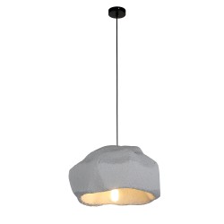 ACA MP251029G ΚΡΕΜΑΣΤΟ ΦΩΤΙΣΤΙΚΟ ACA LITHOS MP251029G ΓΚΡΙ 1XE27 60W