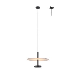 ACA OKN5013PBK Κρεμαστό Φωτιστικό LED ACA Maison OKN5013PBK Αμμώδες Μαύρο 9W 3000K 310lm