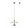 ACA OKN5013PBK Κρεμαστό Φωτιστικό LED ACA Maison OKN5013PBK Αμμώδες Μαύρο 9W 3000K 310lm