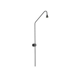ACA OKN5012WBK Επιτοίχιο Φωτιστικό LED ACA Esthetic OKN5012WBK Αμμώδες Μαύρο 5W 3000K 440lm