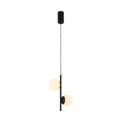 ACA OKN96162BK Κρεμαστό Φωτιστικό LED ACA Ball OKN96162BK Αμμώδες Μαύρο 10W 3000K 1100lm