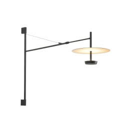 ACA OKN5013WBK Επιτοίχιο Φωτιστικό LED ACA Maison OKN5013WBK Αμμώδες Μαύρο 9W 3000K 310lm
