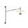 ACA OKN5013WBK Επιτοίχιο Φωτιστικό LED ACA Maison OKN5013WBK Αμμώδες Μαύρο 9W 3000K 310lm