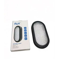 Φωτιστικό τοίχου οβάλ μαύρο χρώμα 20+20W 