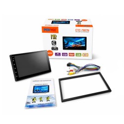 PerVoi Οθόνη Αυτοκινήτου 7″ Android 15 με GPS, Wi-Fi & CarPlay CTC-7807N