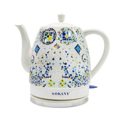 Sokany SK-09008 Κεραμικός Βραστήρας Νερού 1,5 Lt 1000W