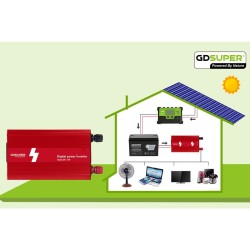 Μετατροπέας ρεύματος inverter 550W GD-550W