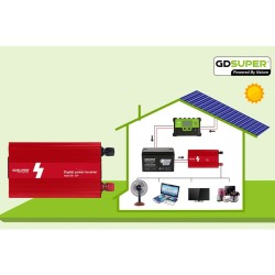 Μετατροπέας ρεύματος inverter 900W GD-900W